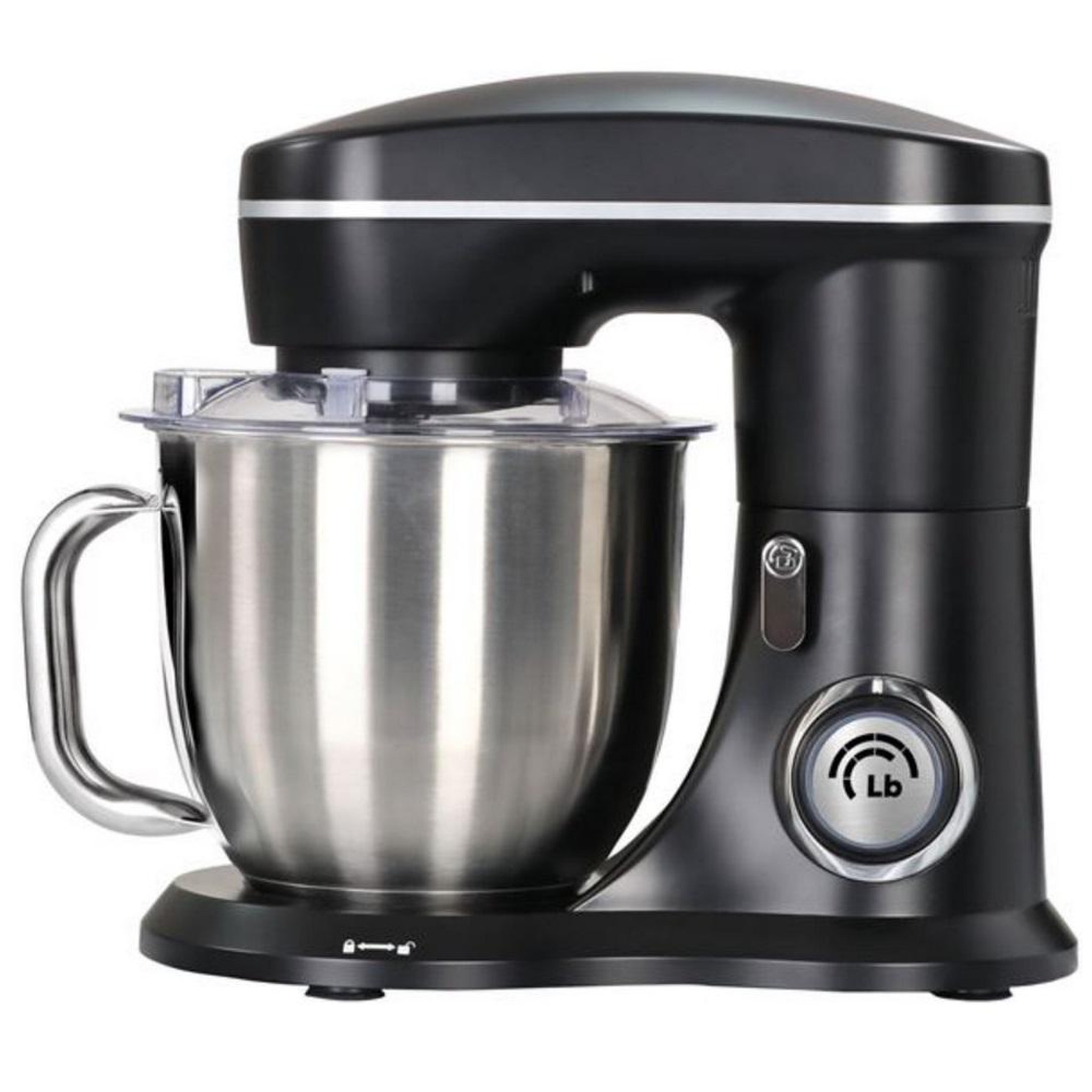 Voir la diapositive 2 : LITTLE BALANCE Robot pâtissier 4.8l 1000w noir - 8574