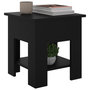 Voir la diapositive 4 : VIDAXL Table basse noir 40x40x42 cm bois d'ingenierie