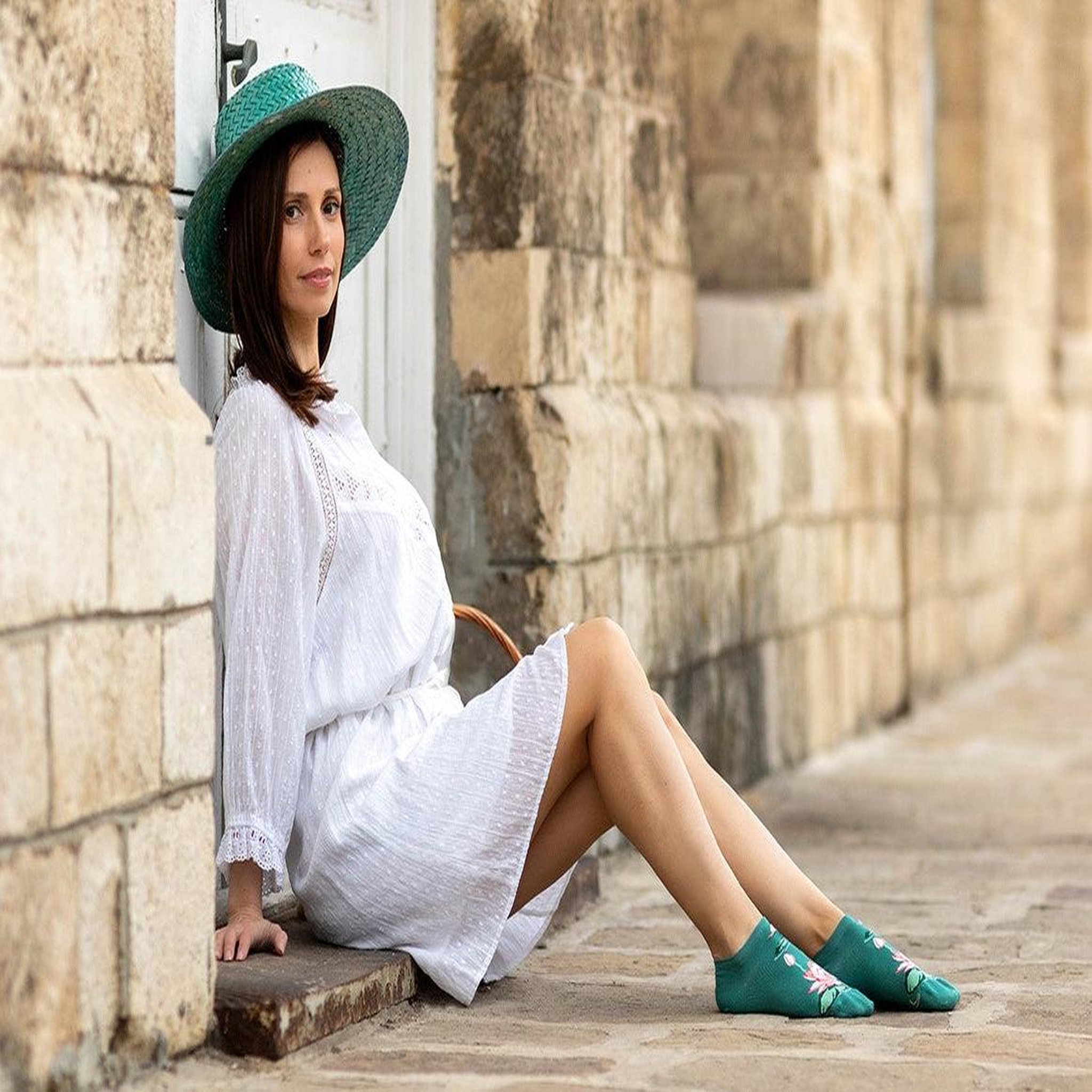 Voir la diapositive 2 : PIRIN HILL Socquettes en bambou lotus