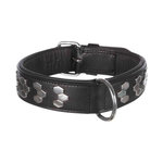 Trixie Active collier TRIXIE - Design stylisé - Cuir - Taille XL - 65–75 cm - Noir