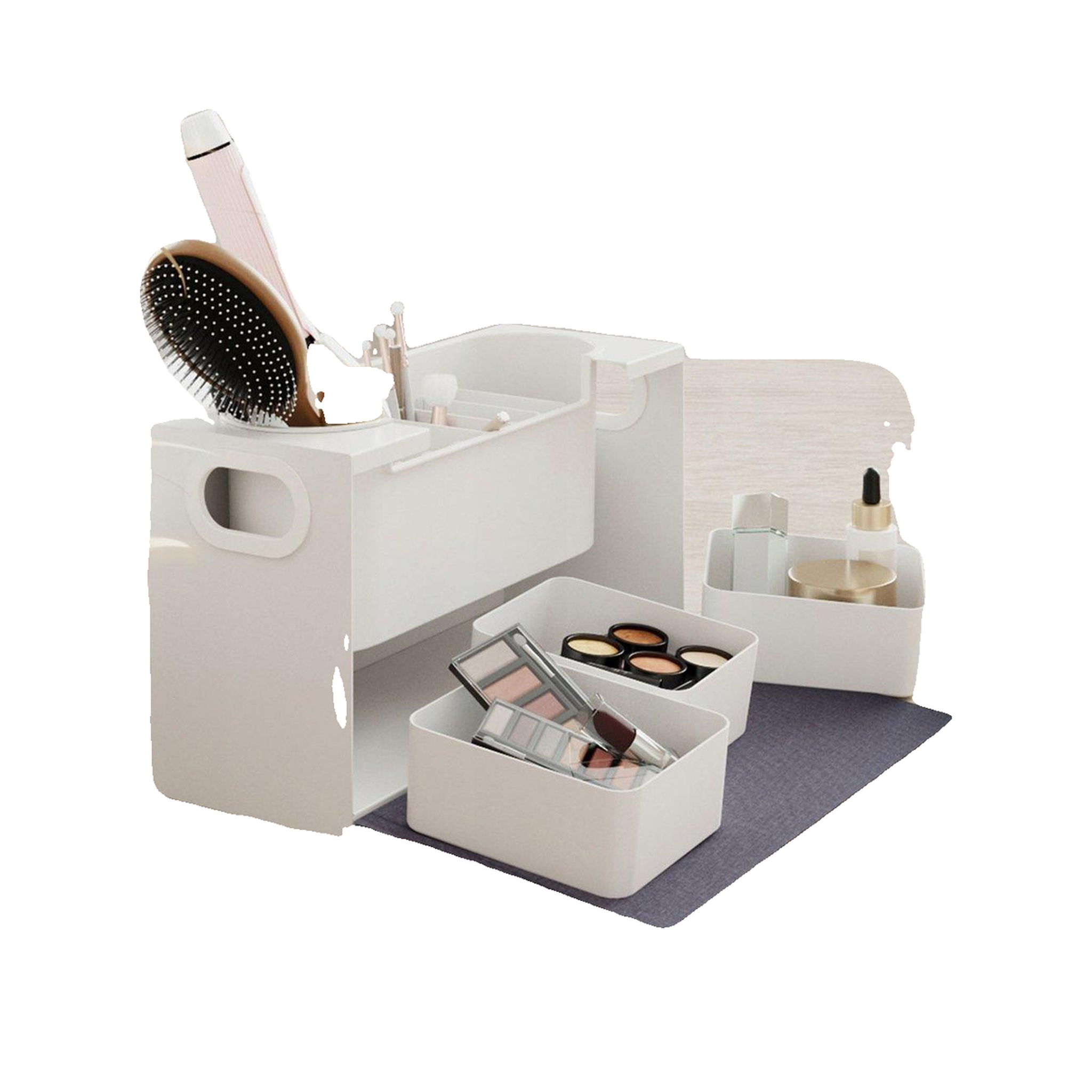Voir la diapositive 3 : Mac Douglas Organisateur cosmétique Mac-Lean 2023 en métal et plastique
