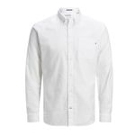 Jack & Jones Chemise Manches longues he Homme  Jack & Jones Oxford. Coloris disponibles : Blanc