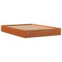 Voir la diapositive 3 : VIDAXL Cadre de lit sans matelas cire marron 120x190cm bois pin massif