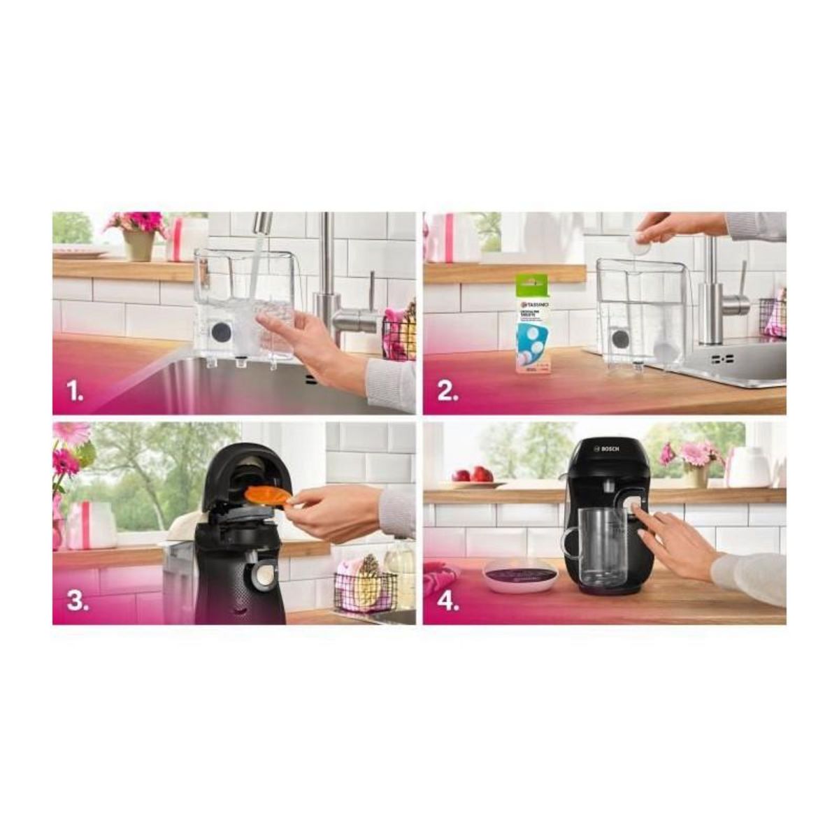 BOSCH Machine a café multi-boissons - BOSCH - TASSIMO - T10 Happy vanille - 1400 W