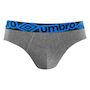 Voir la diapositive 4 : UMBRO Lot de 3 slips homme en coton ceinture bleue Diamon