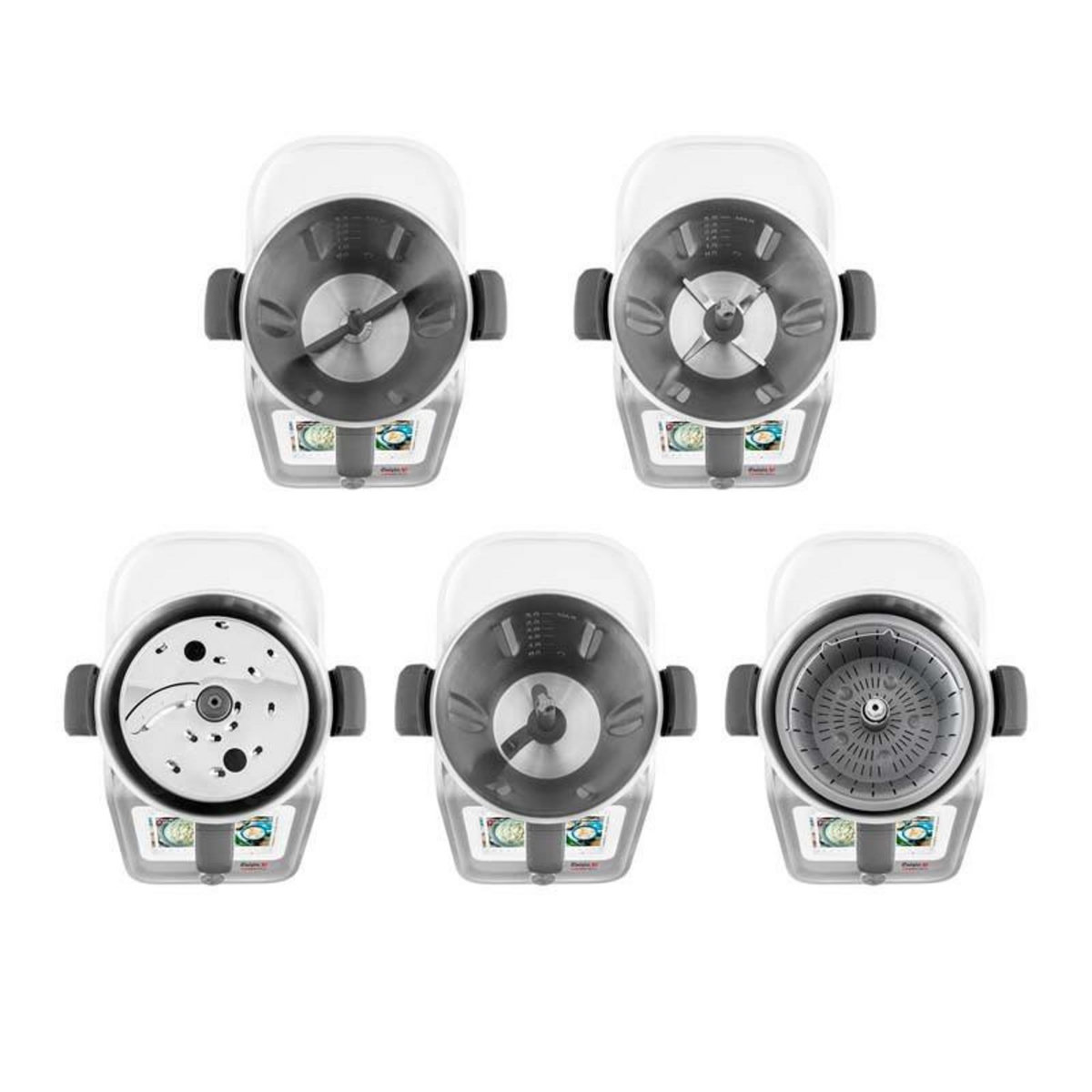 KITCHENCOOK Robot Cuiseur Connecté 800 Recettes Cuisioxtconnect Gris Kitchencook