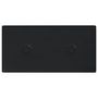 Voir la diapositive 3 : VIDAXL Panneaux muraux 12 pcs Noir 30x15 cm Similicuir 0,54 m^2