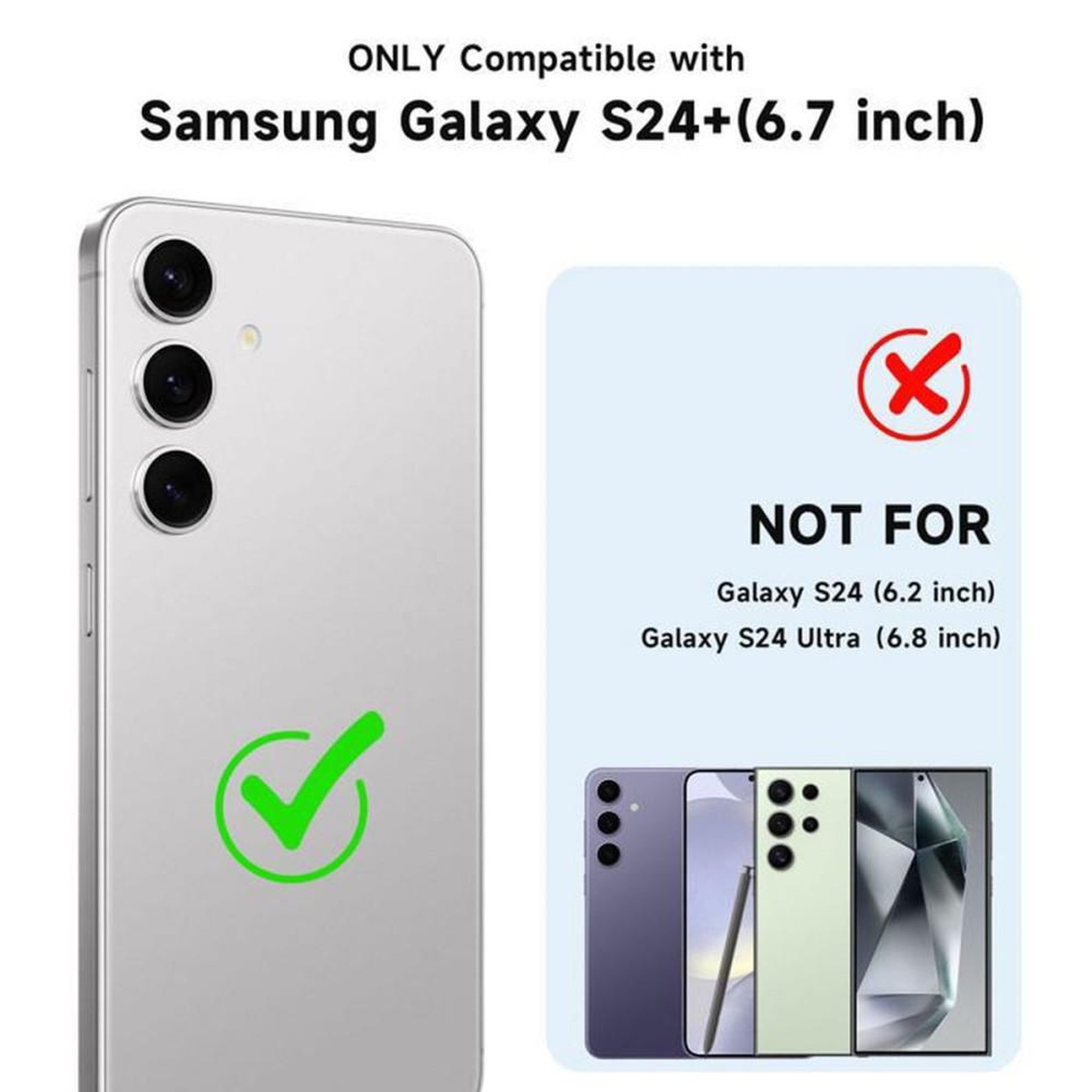 Voir la diapositive 2 : Coque téléphone orange semi-rigide avec anneau rotatif et protection écran Galaxy S24+