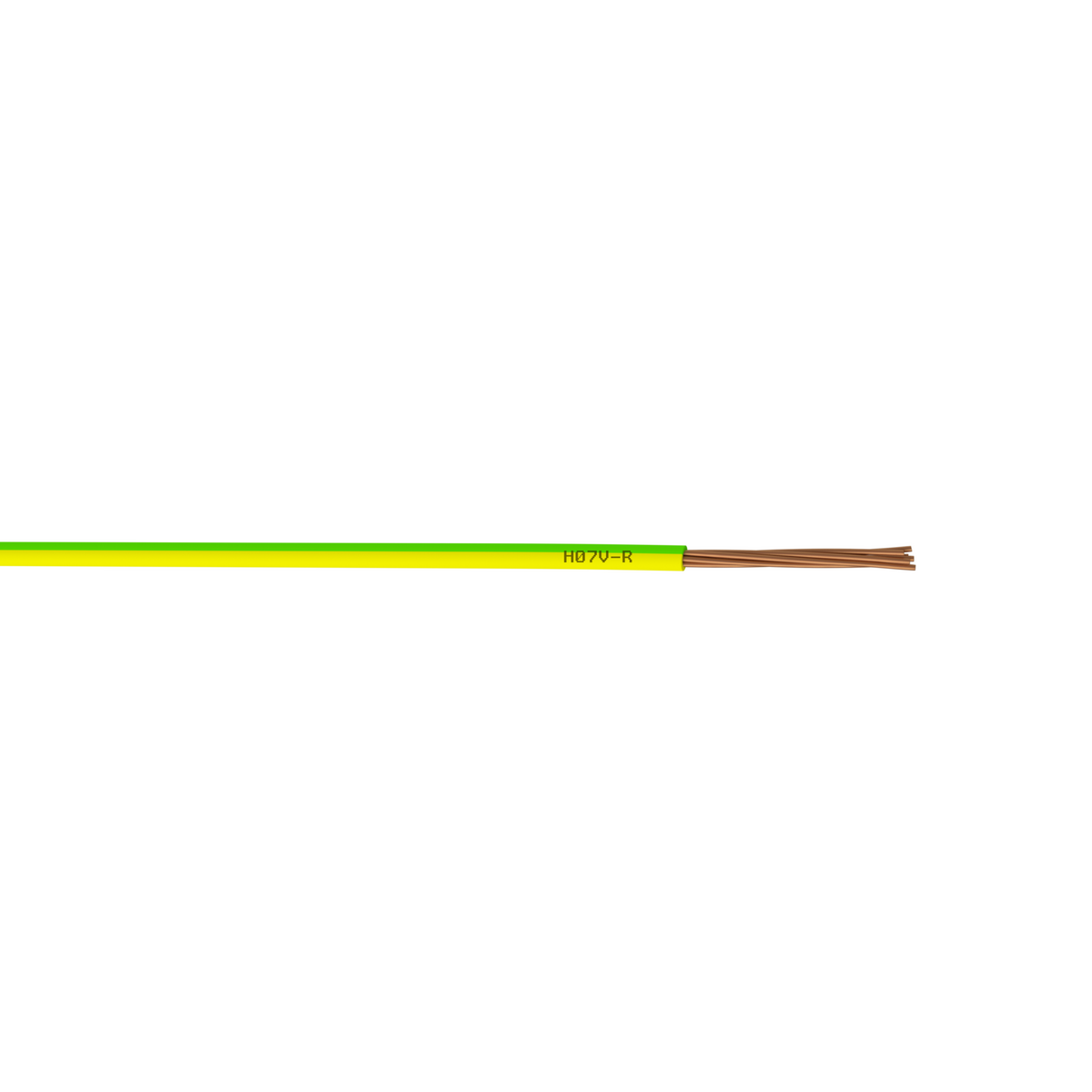 CENTRALE BRICO Fil électrique 2.5 mm² h07vu L.10 m, vert / jaune