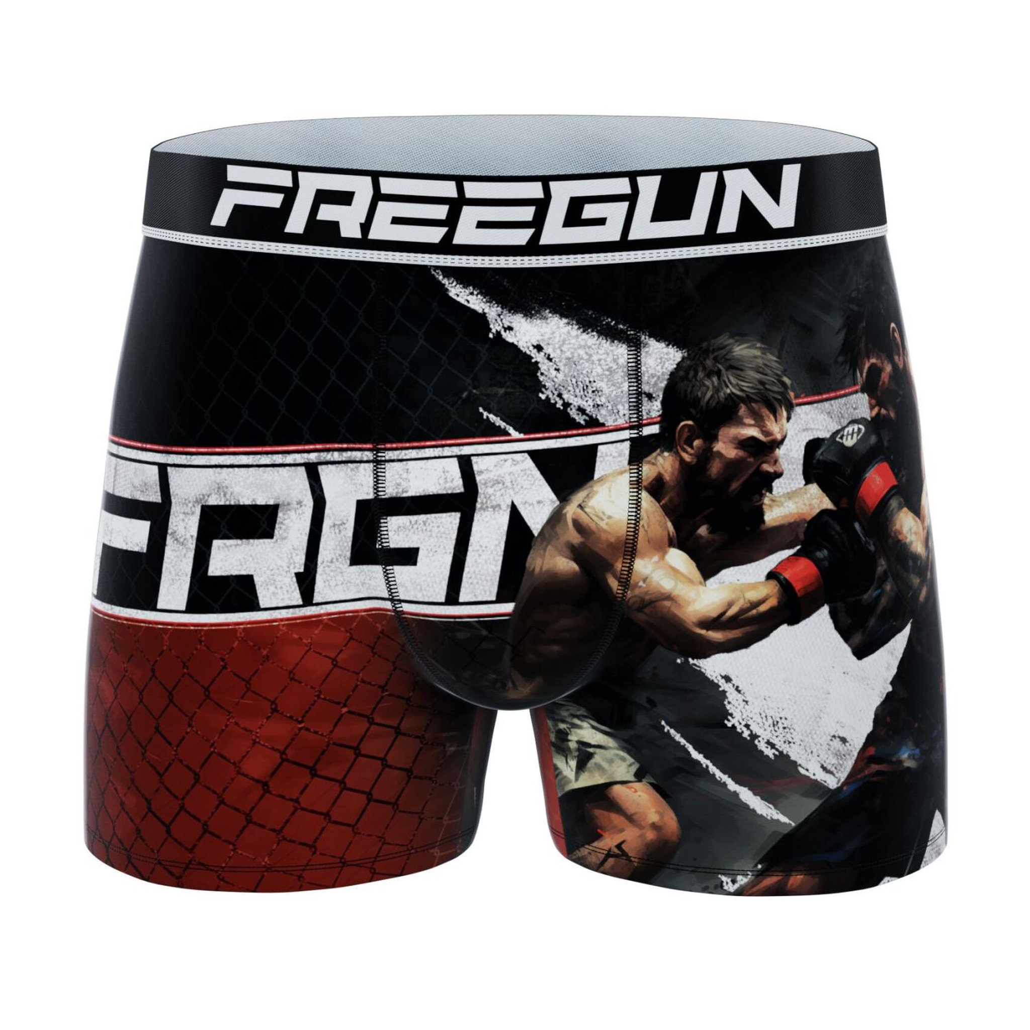 Voir la diapositive 4 : FREEGUN Lot de 3 Boxers enfant US Sports