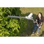 Voir la diapositive 2 : Ikra Taille haie sur perche téléscopique 20V - Coupe longueur 40 cm - Batterie lithium 2.0Ah Chargeur 20V - IKRA