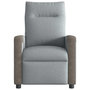 Voir la diapositive 4 : VIDAXL Fauteuil de massage inclinable electrique gris clair tissu
