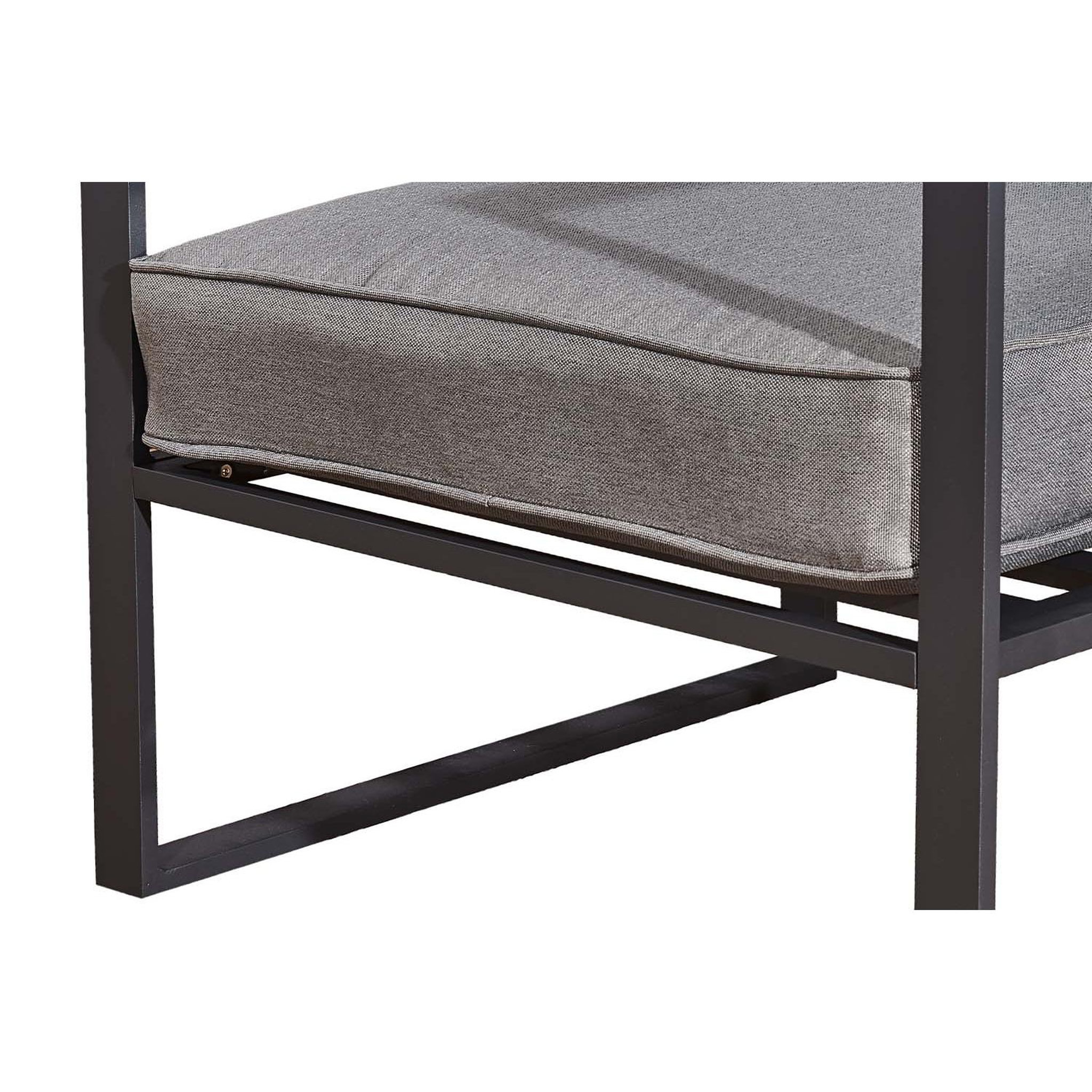 Voir la diapositive 6 : CONCEPT USINE Salon de jardin en aluminium Gris MEMPHIS