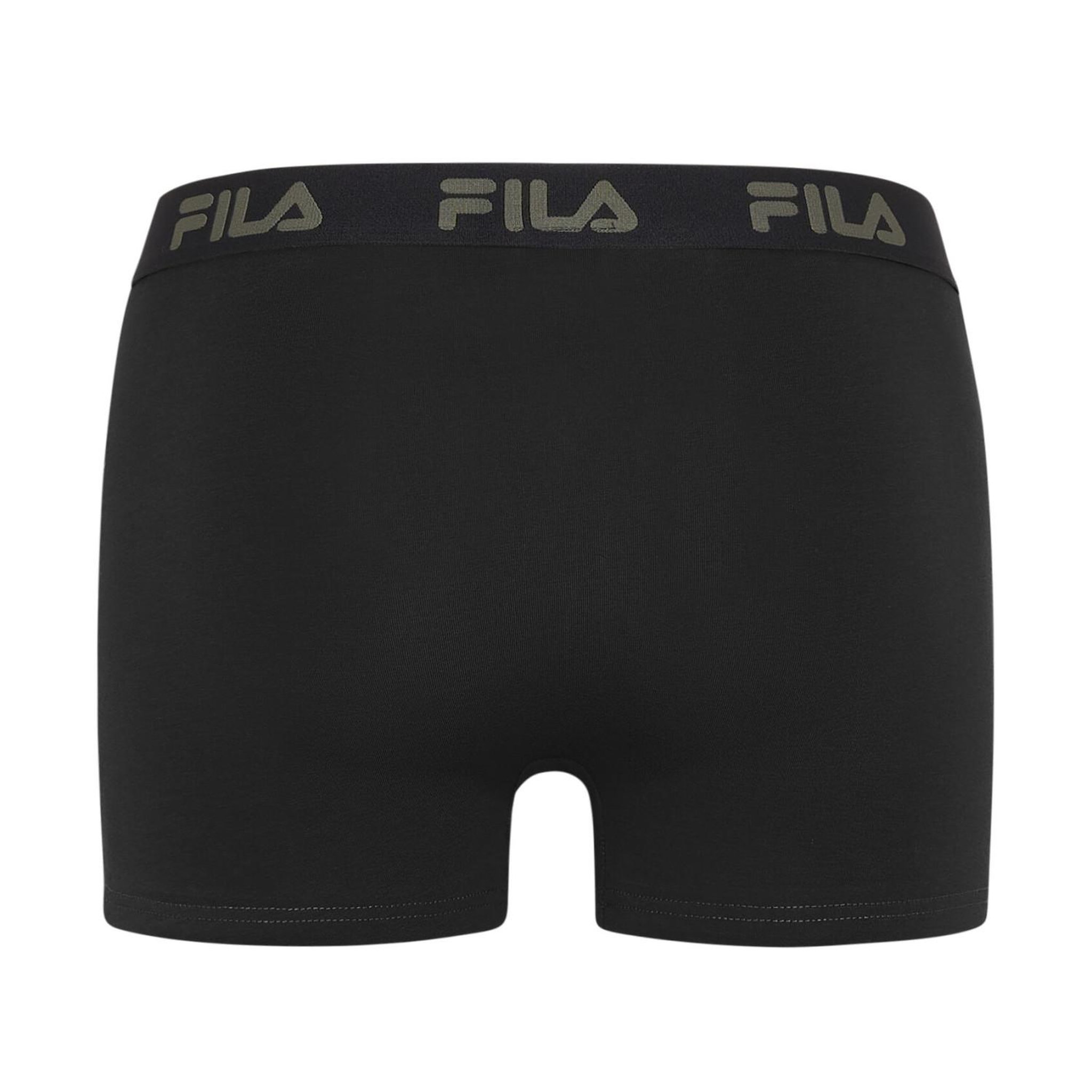 Voir la diapositive 6 : FILA Lot de 4 boxers homme en coton uni