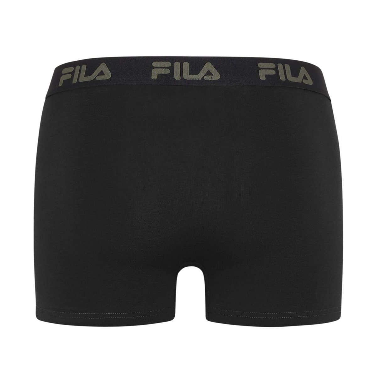 FILA Lot de 4 boxers homme en coton uni