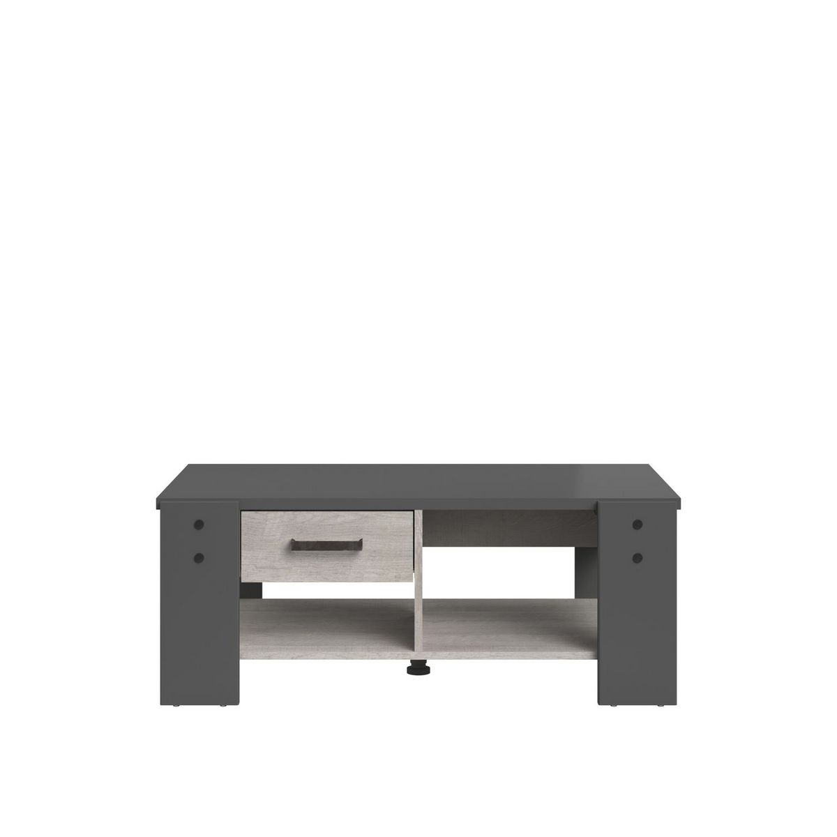 Table basse 1 tiroir 1 niche L101 x H40 x P54cm TRAVEL