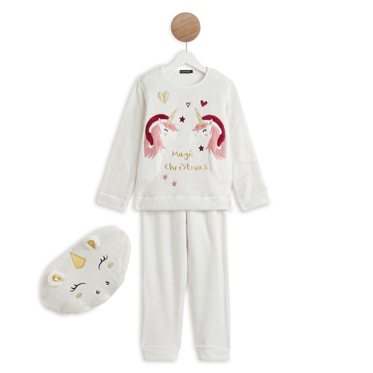 INEXTENSO Ensemble pyjama licorne fille plaid pas cher Auchan