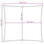 Voir la diapositive 6 : VIDAXL Voile de parasol tissu oxford carre 3x3 m bleu