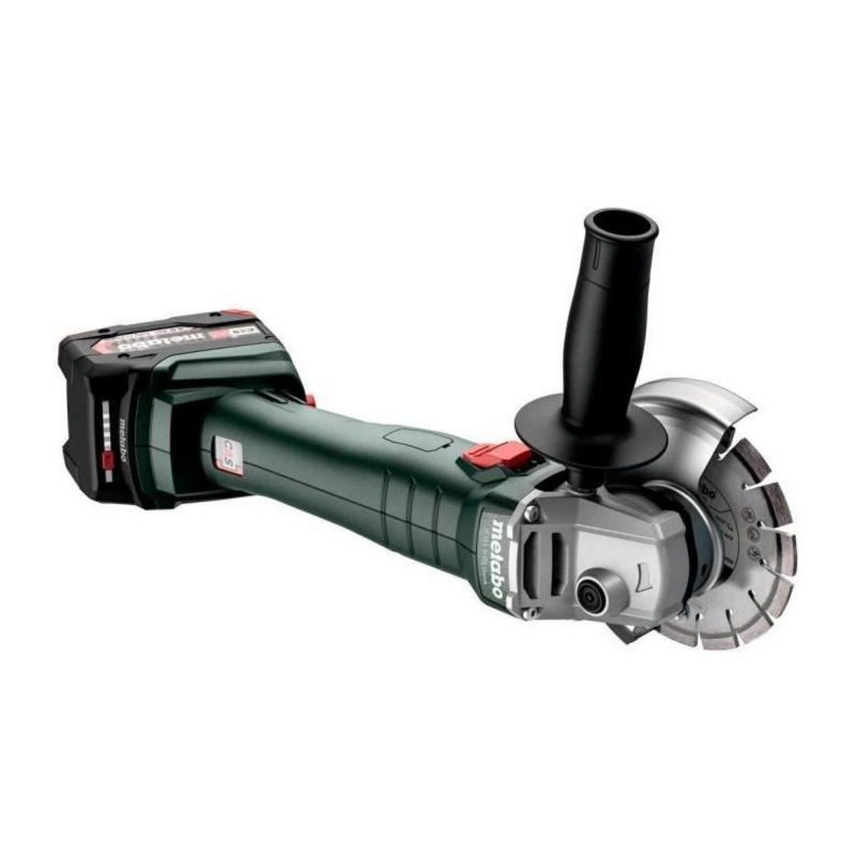 METABO Meuleuse d'angle sans fil - METABO - W 18 L 9-125 - 18 V - MetaBOX 165 L