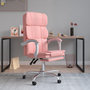 Voir la diapositive 1 : VIDAXL Fauteuil inclinable de bureau Rose Similicuir