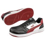 PUMA Chaussure de travail Frontcourt P 40 bas noir blanc rouge S3L PUMA 640201