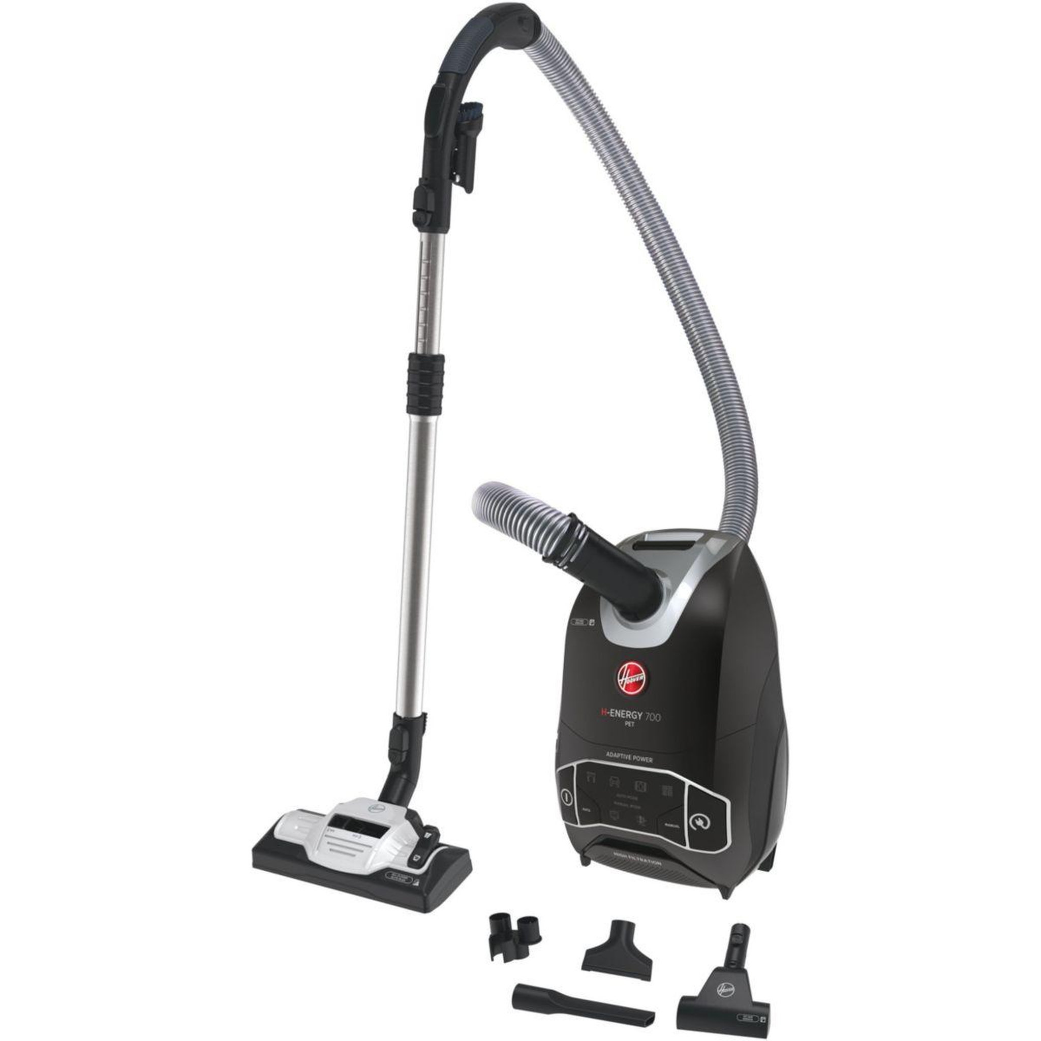 Voir la diapositive 2 : HOOVER Aspirateur avec sac HE720PET H-Energy 700