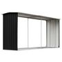 Voir la diapositive 2 : VIDAXL Abri de stockage a bois Acier galvanise 330x92x153cm Anthracite