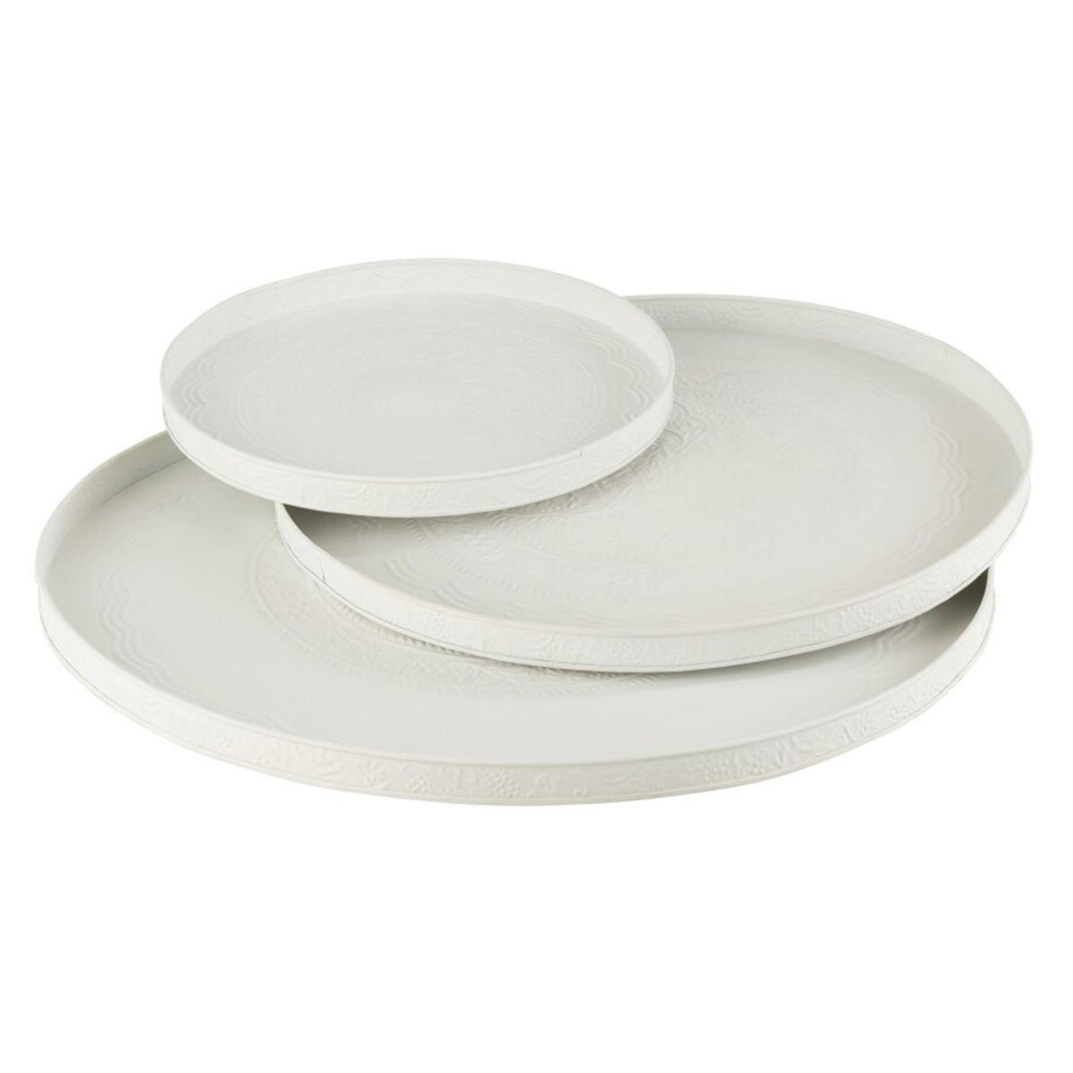 Paris Prix Plateau de Service Déco  Sévilla  60cm Blanc