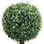 Voir la diapositive 2 : VIDAXL Plante de buis artificiel avec pot Forme de boule Vert 118 cm