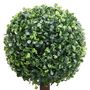 Voir la diapositive 2 : VIDAXL Plante de buis artificiel avec pot Forme de boule Vert 118 cm