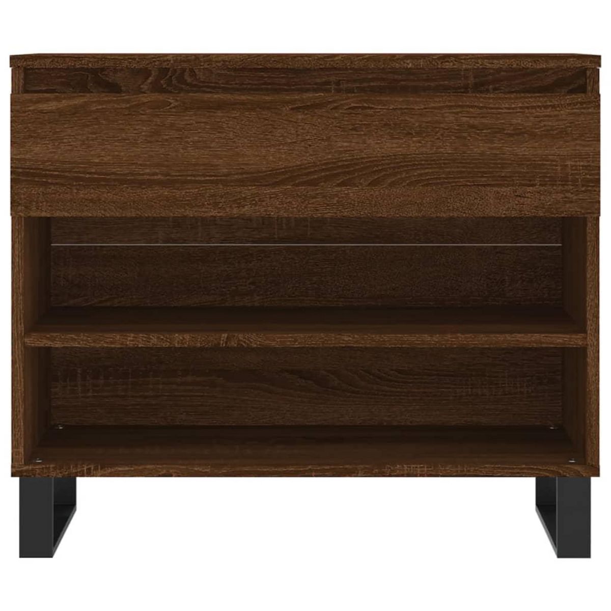 VIDAXL Armoire a chaussures Chene marron 70x36x60 cm Bois d'ingenierie