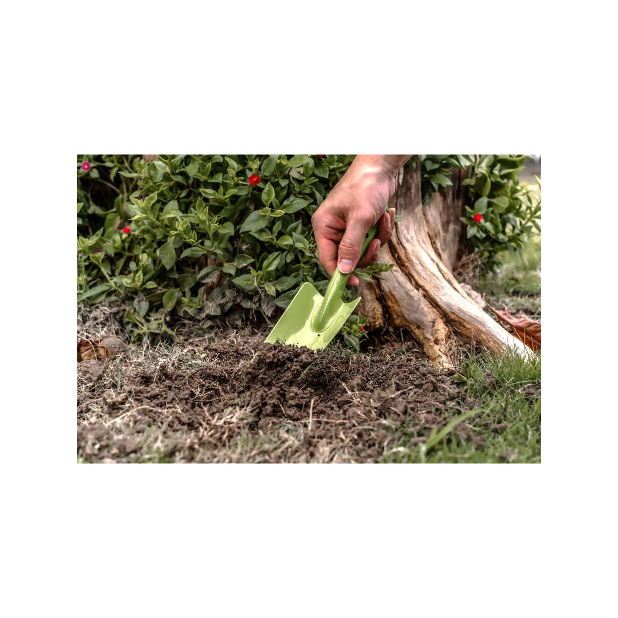 Voir la diapositive 4 : SUAN Lot de 2 outils de jardin - suan - transplantoir et pic - en acier