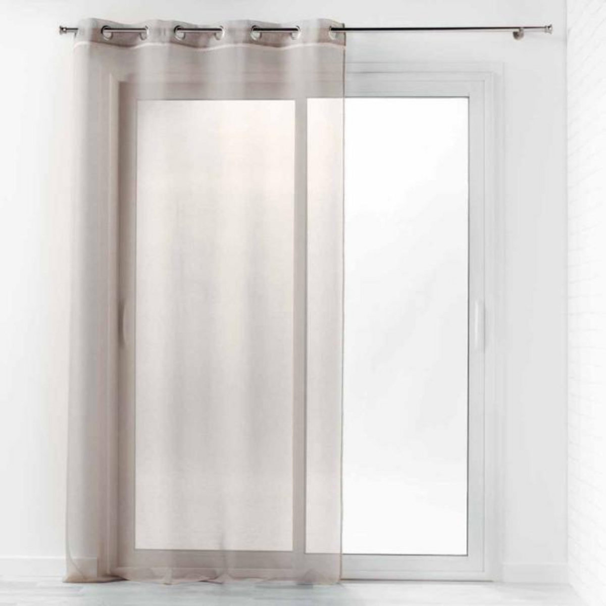 Paris Prix Rideau Voilage à Œillets  Camilla  140x280cm Lin