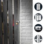 Master lock 140703EURD Pack Comprenant un Moraillon de Porte et un Cadenas à Clé