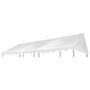 VIDAXL Toile de toit de chapiteau PVC 500 g/m^2 6x4 m Blanc