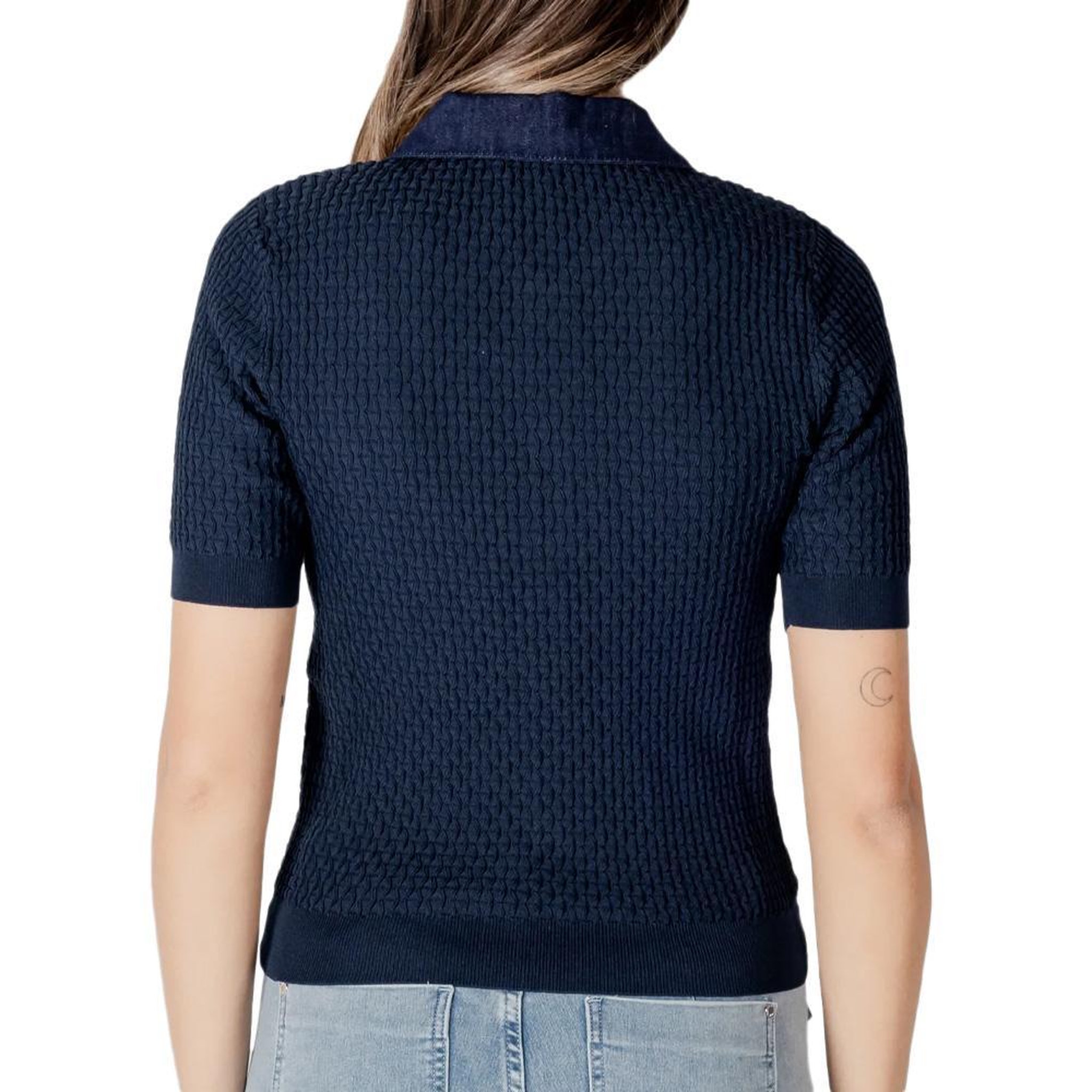 Voir la diapositive 2 : MORGAN Polo Marine Femme Morgan Fantaisie