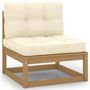 Voir la diapositive 5 : VIDAXL Salon de jardin 8 pcs avec coussins Bois de pin massif