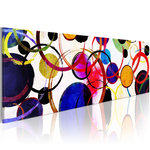Paris Prix Tableau Imprimé  Rainbow Circles. Coloris disponibles : Multicolore