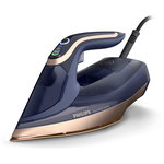 Philips Fer à repasser DST8050/20​ fer à vapeur Série 8000 Bleu foncé/doré, 3000W