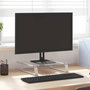 Voir la diapositive 1 : VIDAXL Support de moniteur blanc 40x35x8 cm verre trempé et métal