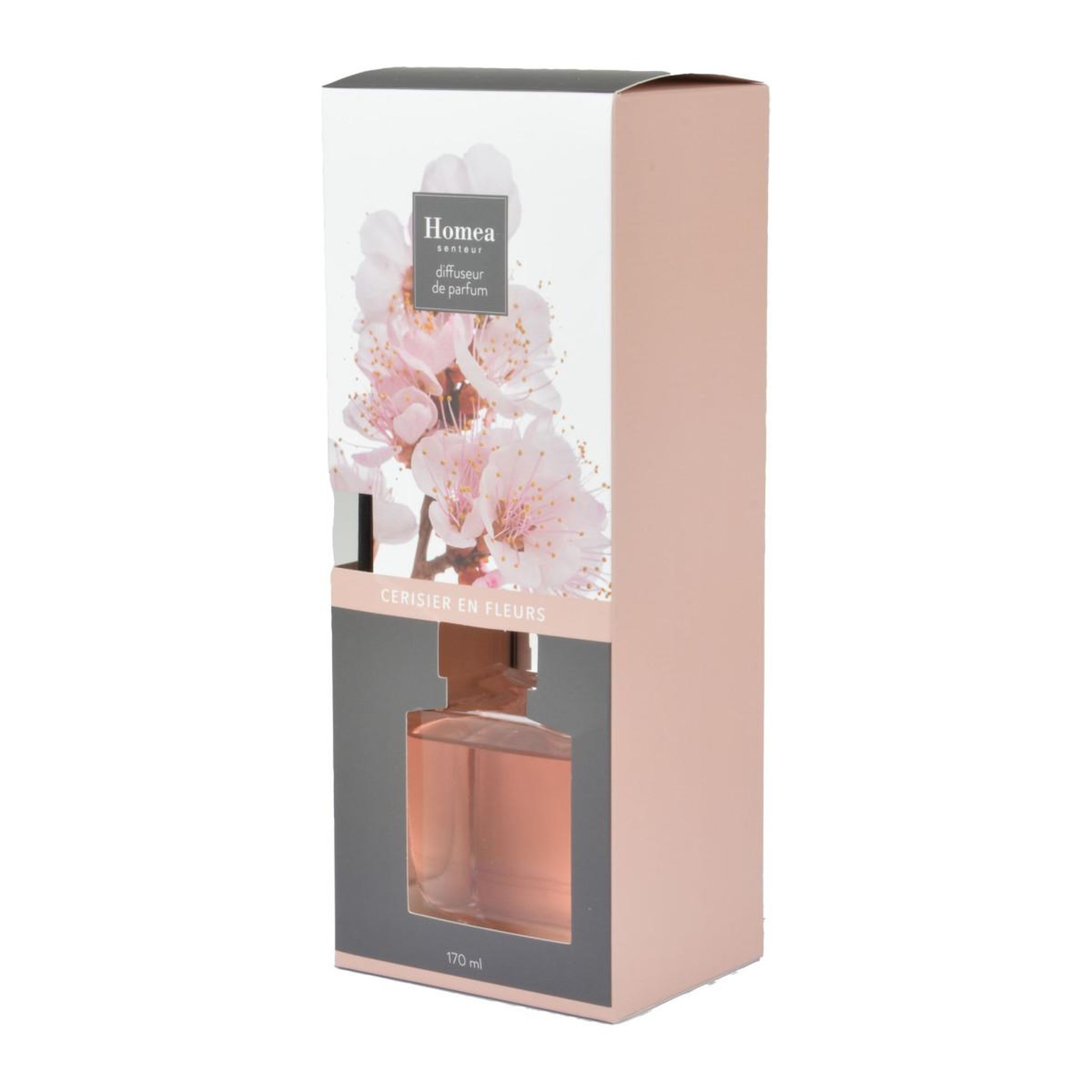Voir la diapositive 3 : HOMEA Diffuseur de parfum  essentiel ii  170ml cerisier en fleurs