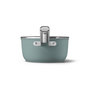 Voir la diapositive 3 : SMEG Casserole vert émeraude mat 20cm + couvercle - SPF2012EGM