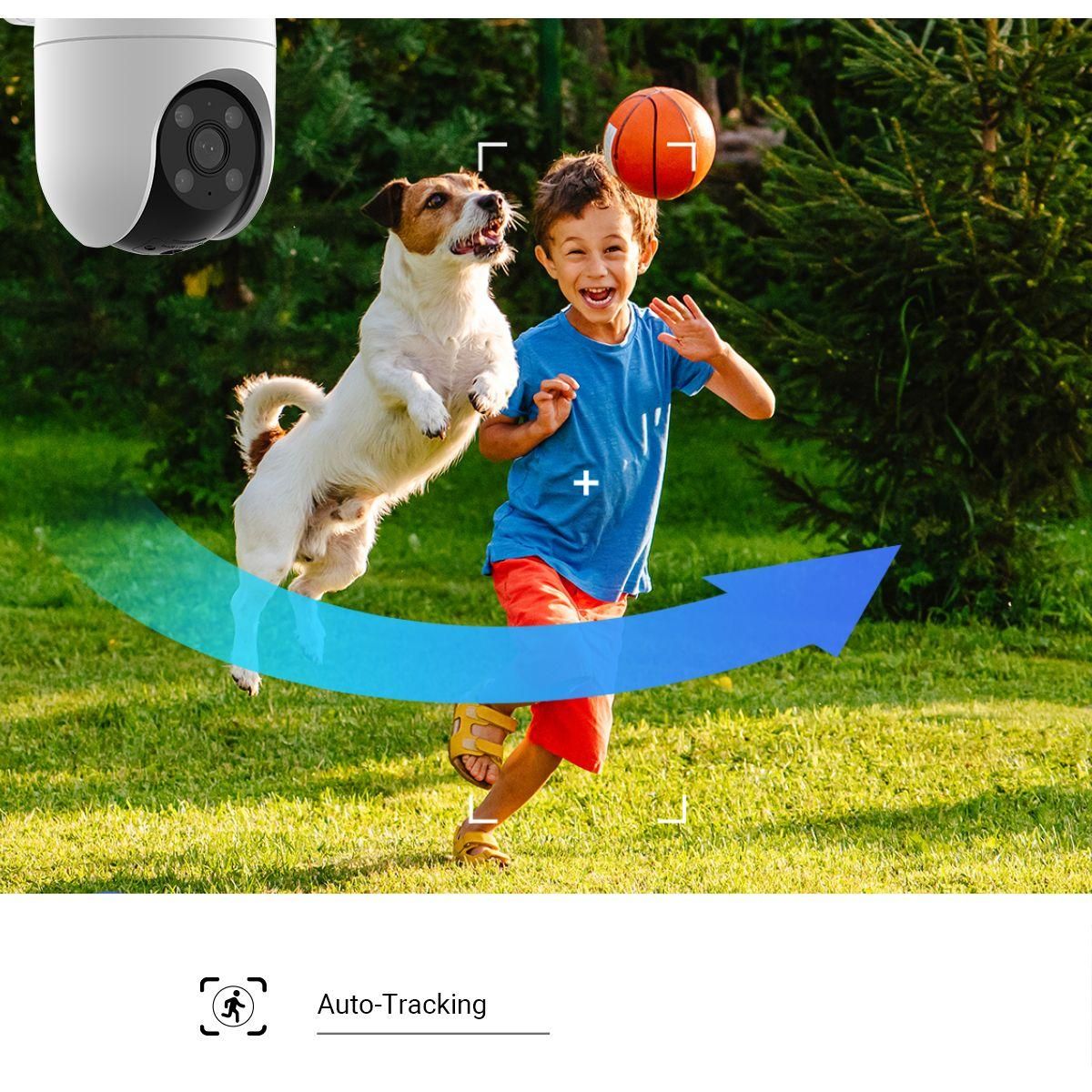 EZVIZ Caméra de surveillance Wifi H8C 1080P motorisée