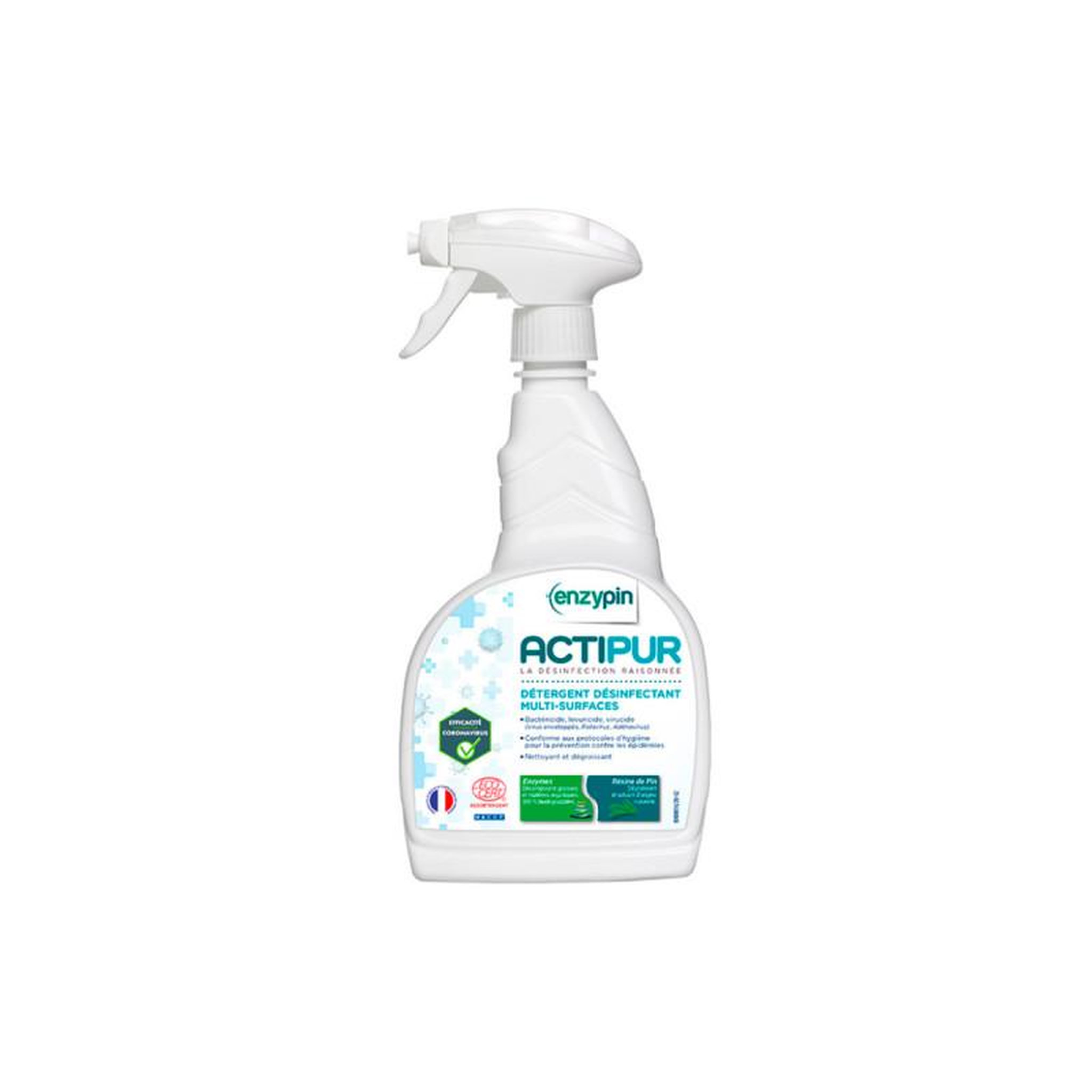 Enzypin Détergent désinfectant écologique multi-surfaces enzypin - actipur - 750ml
