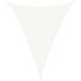 Voir la diapositive 2 : VIDAXL Voile d'ombrage 160 g/m^2 Blanc 5x7x7 m PEHD