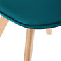 Voir la diapositive 4 : TOILINUX Lot de 4 chaises design scandinave BAYA