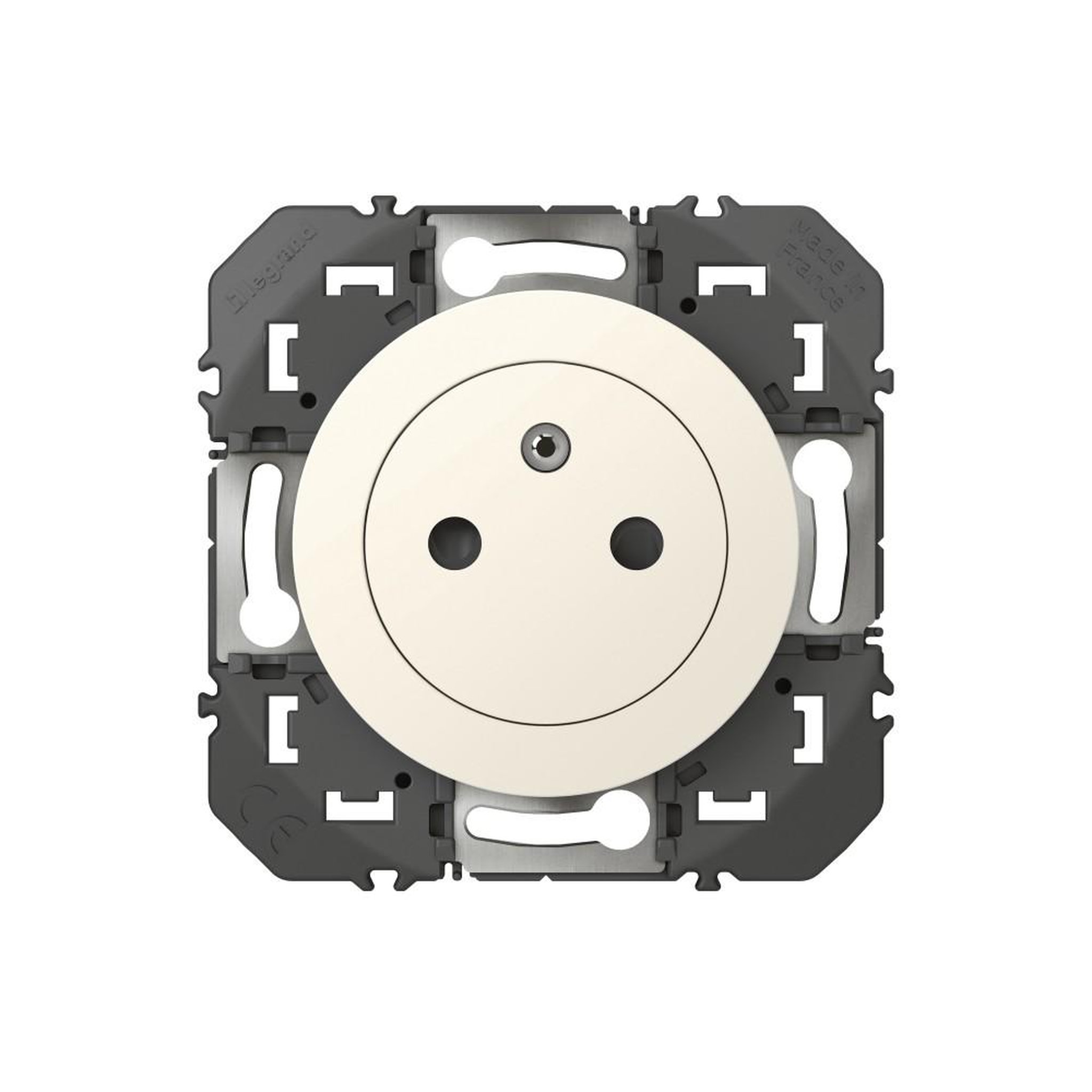 Legrand Prise avec terre affleurante Dooxie, LEGRAND, blanc