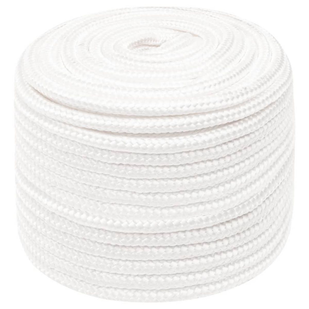 VIDAXL Corde de bateau Blanc complet 12 mm 100 m Polypropylene