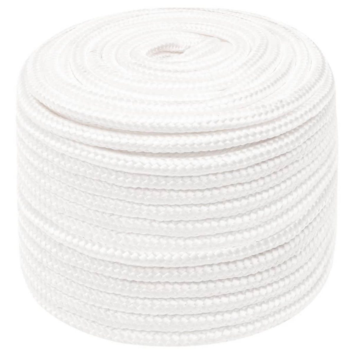 VIDAXL Corde de bateau Blanc complet 12 mm 100 m Polypropylene