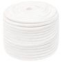 Voir la diapositive 2 : VIDAXL Corde de bateau Blanc complet 12 mm 100 m Polypropylene